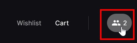 Click the friends icon