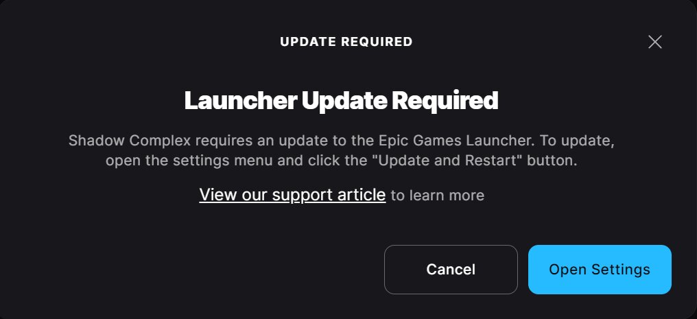 Launcher Update Required